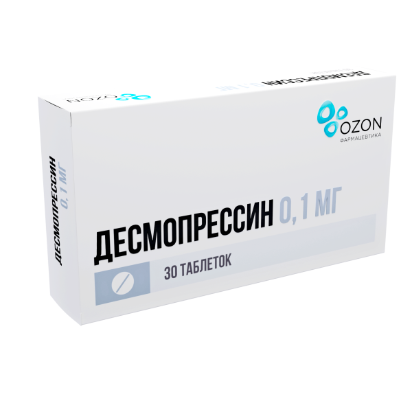 Десмопрессин таблетки 100мкг №30 фото в интернет-аптеке "Фармсервис"