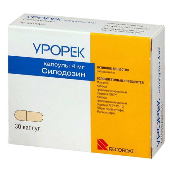 Урорек капсулы 4мг №30 фото в интернет-аптеке "Фармсервис"