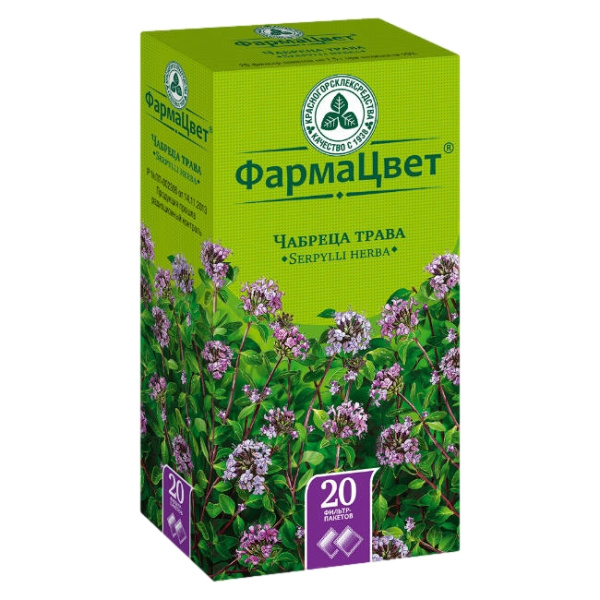 Чабреца трава трава резано-прессованная 1.5г №20 фото в интернет-аптеке "Фармсервис"
