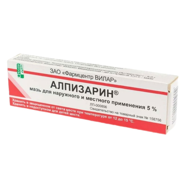Алпизарин мазь для местного и наружного применения 5% x 10г №1 фото в интернет-аптеке "Фармсервис" Алпизарин мазь для местного и наружного применения 5% x 10г №1 фото в интернет-аптеке "Фармсервис"