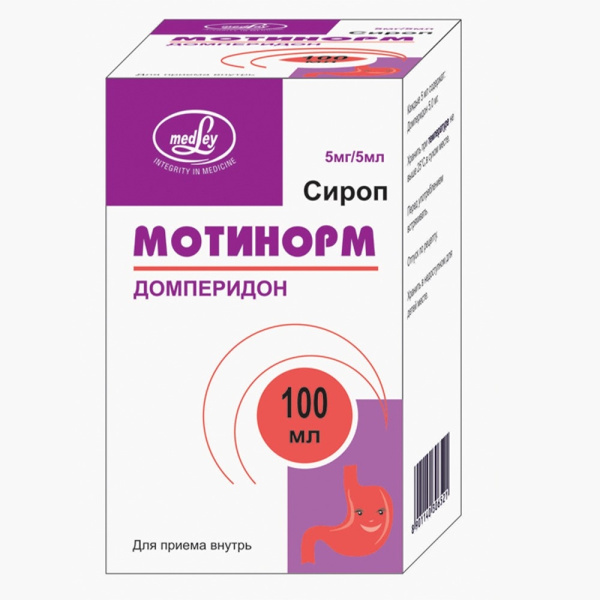 Мотинорм сироп 5мг/5мл x 100мл №1 фото в интернет-аптеке "Фармсервис" Мотинорм сироп 5мг/5мл x 100мл №1 фото в интернет-аптеке "Фармсервис"