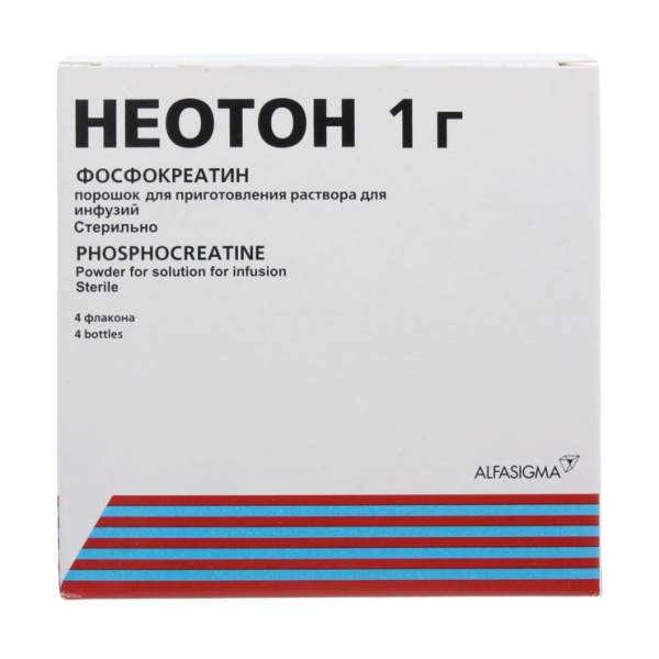 Неотон порошок для приготовления раствора для инфузий 1г x 1г №4 фото в интернет-аптеке "Фармсервис"