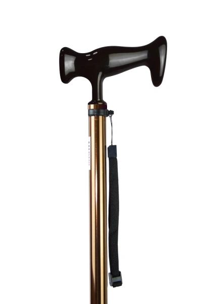 Трость опорная телескопическая металлическая с ортопедической пластмассовой рукояткой AMCT23 фото в интернет-аптеке "Фармсервис"