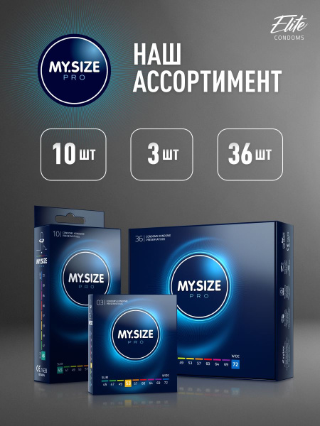 Презерватив My. Size Pro №10 ширина 72мм  фото в интернет-аптеке "Фармсервис"