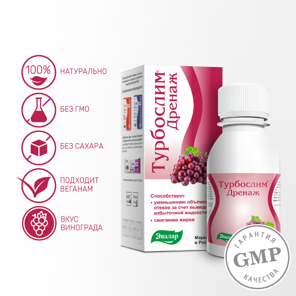 Турбослим дренаж фл.(р-р орал.) 100мл фото в интернет-аптеке "Фармсервис"