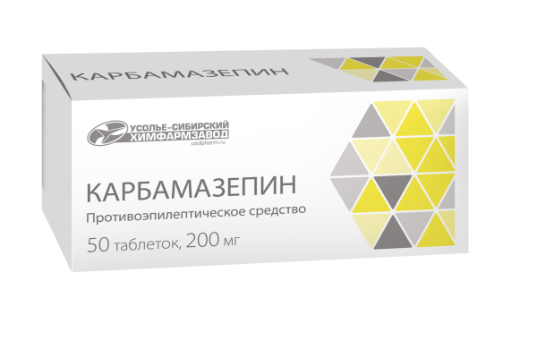 Карбамазепин таблетки 200мг №50 фото в интернет-аптеке "Фармсервис"