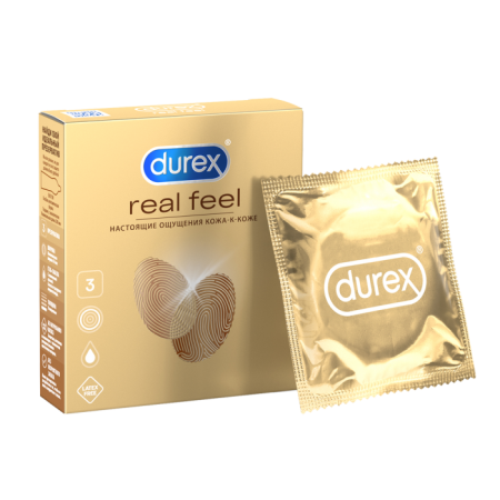 Презерватив DUREX Real Feel №3 детальное фото в интернет-аптеке "Фармсервис"