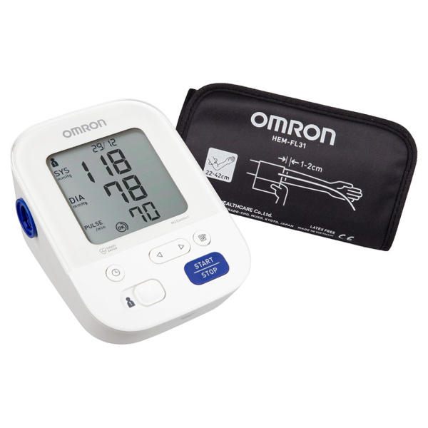 Тонометр OMRON M3 Comfort (HEM-7155-ALRU) с адаптером фото в интернет-аптеке "Фармсервис"