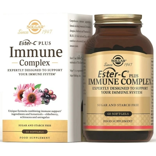 Солгар Эстер-С плюс Иммуно-комплекс капсулы №60 фото в интернет-аптеке "Фармсервис"