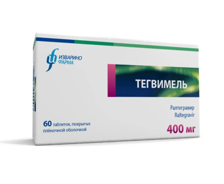 Тегвимель таблетки, покрытые плёночной оболочкой 400мг №60 детальное фото в интернет-аптеке "Фармсервис"