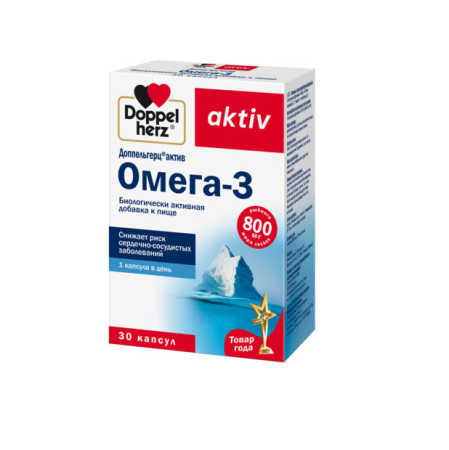 Доппельгерц Актив Омега-3 капсулы №30 детальное фото в интернет-аптеке "Фармсервис"