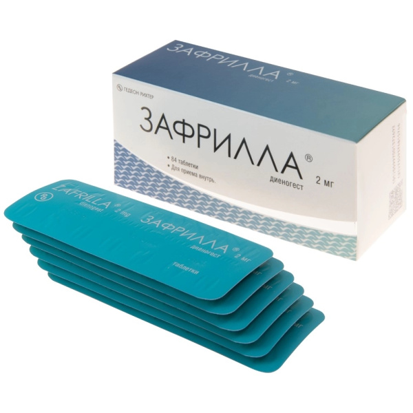 ЗАФРИЛЛА таблетки 2мг №84 фото в интернет-аптеке "Фармсервис"