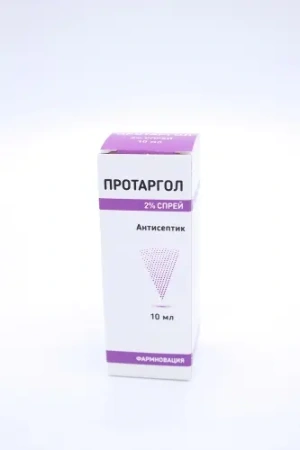Протаргол флакон (спрей для наружного применения) 2% 10мл детальное фото в интернет-аптеке "Фармсервис"