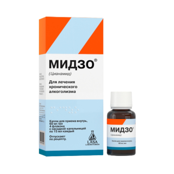 МИДЗО капли для приёма внутрь 60мг/мл x 15мл №4 фото в интернет-аптеке "Фармсервис"