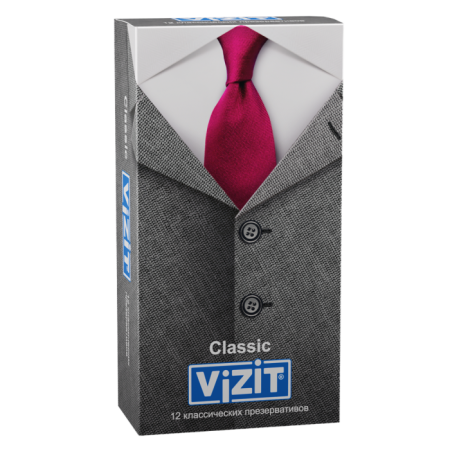 Презерватив VIZIT Classic (классика) №12 детальное фото в интернет-аптеке "Фармсервис"